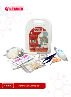 Buy Portable First Aid Kit  For Home Office Auto Outdoor 46 PCS (HY2932) in UAE