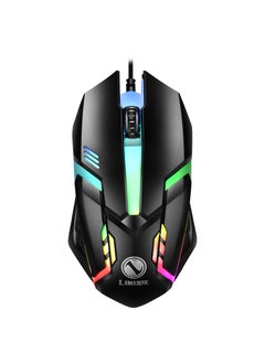 اشتري GTX300 Wired Gaming Keyboard Mouse Combo with Rainbow LightS1 luminous single mouse Black S1 luminous single mouse Black في السعودية