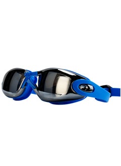 Buy Premium Anti-Fog Mirrored Lens Swimming Goggles with UV Protection, Leak-Proof Design with Earplugs and Nose Clip in UAE