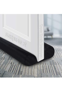 اشتري Arabest Double Sided Adjustable Waterproof Soundproof Windproof Door Sweep Black في السعودية