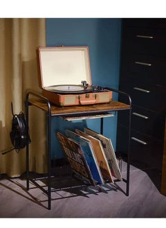 اشتري Vinyl Record Player 3 Speed Turntable Bluetooth Record Player with Built in Stereo Speakers Replacement Needle  RCA Line Out  AUX in  Portable Vintage Suitcase في السعودية