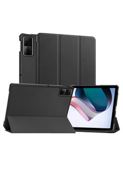 Buy Leather Shell Shockproof Case for Redmi Pad SE 11" 2023 Black in Saudi Arabia