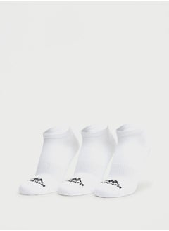 اشتري 3 Pack Logo Crew Socks في الامارات