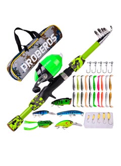 اشتري Kids Sea Rod Set Mini Roadrunner Rod Colorful Foam Fishing Rod Bag Set في السعودية