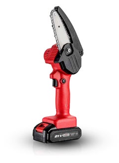 اشتري Rechargeable Small 4-Inch Cordless Mini Chainsaw 21V 1600W في الامارات