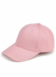 اشتري Baseball Caps, Pink Baseball Hats, Plain Adjustable Baseball Cap, Classic Panel Hat, Fashionable Dad Hat Fit Outdoor Sports Sun Hat in Summer Fits Men Women, 1 Pcs في الامارات