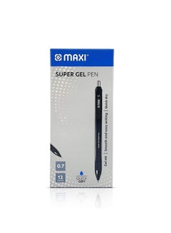 اشتري MAXI GEL PEN 0.7MM BOX OF 12 PC BLACK, GP7BL في الامارات