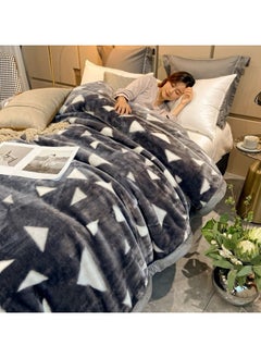 Buy COMFY SOFT & FLUFFY KOREAN KING SIZE BLANKET BLUE in UAE