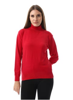 Buy Turtle Neck Regular Fit Plain Top in Egypt