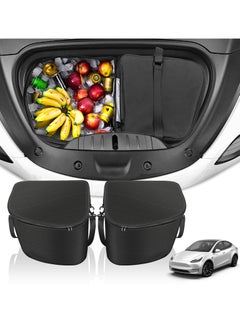 Buy Frunk Cooler Organizer for Model Y 2020-2021, Camping Cooler Insulated Bags, Waterproof Two Bags Front Trunk Storage Organizers for Tesla Model Y Interior Accessories (Model Y) in UAE