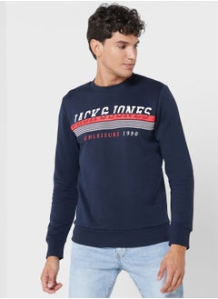 Buy Logo Print Sweatshirt in UAE