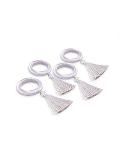 Buy Vince 4-Piece Napkin Ring Set  - Champagne in UAE