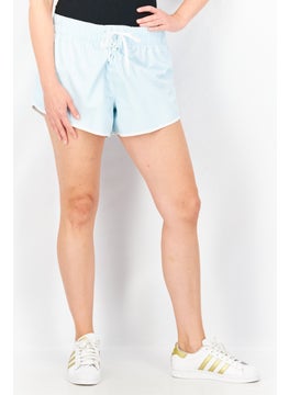 اشتري Women Sportswear Fit Drawstring Training Short, Light Blue في الامارات