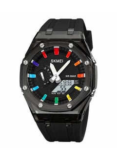 اشتري SKMEI Men Watch Dual-Display Electronic Watch with Luminous 50m Waterproof Watch Fashion Mutifunctional Sports Watch for Men- 2100 في الامارات