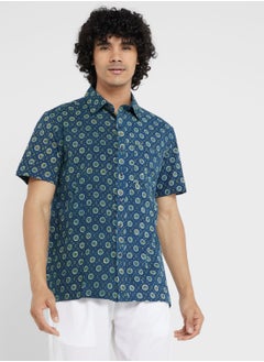 Buy Printed Regular Fit Shirt in UAE