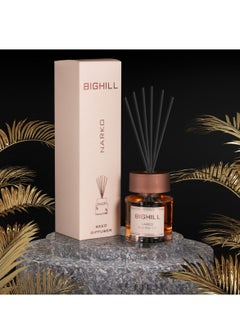 اشتري Reed Diffuser Air Freshener Sticks With Liquid Narko Fragrance 120ml في الامارات