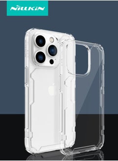 Buy iPhone 15 Pro Max Case, Shockproof Protective Phone Case, Four Corner Airbags Anti-Drop and Shock-Proof All-Round Protection, Anti-Yellowing, Anti-Scratch for Apple iPhone 15 Pro Max, Clear in UAE