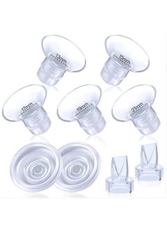 اشتري 9 Pack,Breast Milk Pump  Inserts 13/15/17/19/21mm Compatible with Momcozy Wearable Breast Pump, for TSRETE/Spectra/Medela 24mm Shields, Include Silicone Diaphragm&Duckbill Valve في الامارات