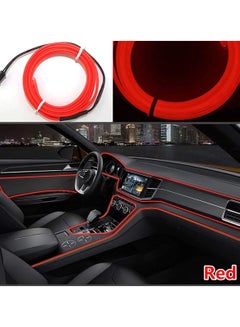 Buy EL Wire Car Interior Light Ambient Neon Light for All Cars with Adapter (2 Meter) in UAE