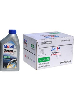 اشتري Super 1000 15W40 High Performance Motor Oil 12X1L في السعودية