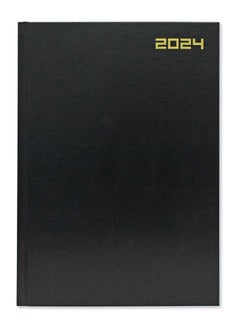 Buy FIS A4 Diary 2024 English (Saturday & Sunday Combined) Black - FSDI47E24BK in UAE