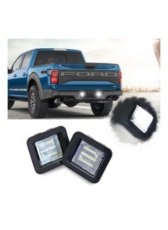 اشتري SYOSI 2 Pack Led License Plate Light Assembly Replacement for Ford F150 2015 2016 2017 2018 2019 2020 F150 Raptor 2016-2020 Ranger 2019-2020 Trucks Pickup, 6000K White Light في الامارات