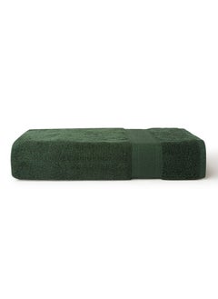 اشتري New Generation Bath Sheet 450 GSM 100% Cotton Terry 80x160 cm -Soft Feel Super Absorbent Quick Dry Green في الامارات