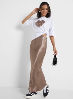 اشتري Satin Maxi Skirt في السعودية