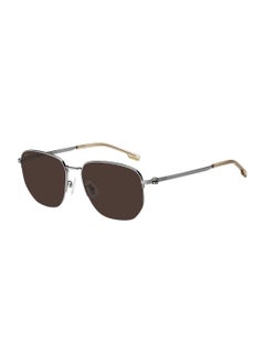 Buy Men's UV Protection Octagonal Sunglasses - Boss 1538/F/Sk Ruthenium 57 - Lens Size: 57 Mm in UAE