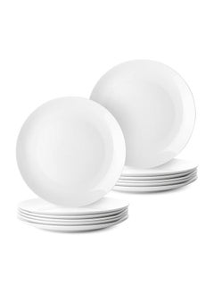 اشتري White Dinner Plates Set Of 12 White Plates White Dinner Plates Bulk White Plate Set Plates Dinner Plates Plates Set Restaurant Dishes White Porcelain Dinner Plates في مصر