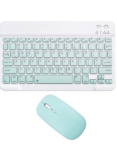 اشتري Wireless Mouse Keyboard Set for Android Windows Tablet Cell Phone iPhone iPad Pro Air Mini في الامارات