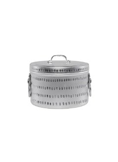 اشتري Pure Aluminium Mandi Biryani Cooking Pot Or Steamer Pot Silver 34cm في الامارات