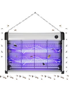 Buy Electric Bug Zapper, Mosquito Killer with Protective Grid, Powerful 20W UV LED Lamps Mosquito Zapper, Plug-in Hanging Insect Trap for Mosquito, Moth, Fly, Insect in Saudi Arabia