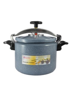 Buy Ceramic Coating Aluminium Pressure Cooker with Induction Base - 28cm - 12 Liter Capacity - Grey in UAE