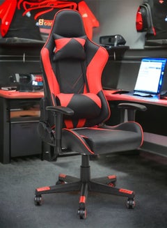 Buy Modern Design Best Executive Gaming Chair Video Gaming Chair For Pc With Fully Reclining Back And Headrest And Footrest For ADULTS (1006-RED/BLACK) in UAE