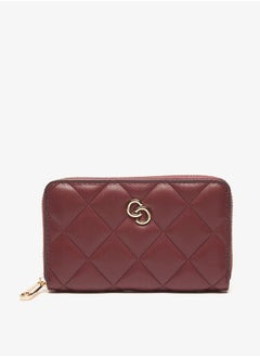 Buy Women's Quilted Zip Around Wallet in UAE