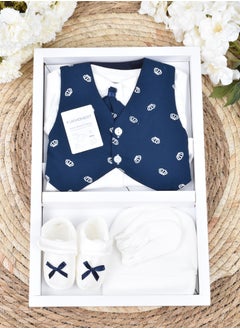 Buy 4-Piece Baby Suit Set with Gift Box in Saudi Arabia