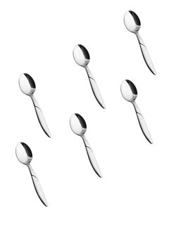 Buy Japanese stainless steel tea spoon set 6 pieces in Saudi Arabia