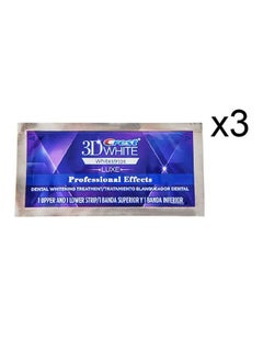 Buy 3-Piece 3D Teeth Whitening Kit - Professional Effects 15grams in UAE