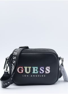 Buy Guess-Women's Bag-Personalized Letter LOGO Cingard Backpack Black in Saudi Arabia