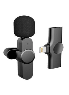 Buy Wireless Mini Microphone And Lightning Lapel Clip On Mic in UAE