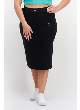 Buy Women Regular Fit Training Midi Skirt, Black in UAE