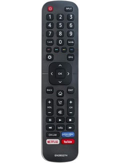 Buy EN2BS27H Replacement Remote fit for Hisense LED TV B8000 65B8000UW 65B7100 65Q8600 LEDN70B7100UW LEDN55B8000UW 55B8000 50B7100 65U7WF H43A6140 H50A5900 H50A6100 H50A6140 H50AE6030 H55A6100 in UAE