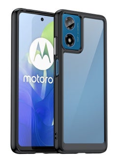 Buy Phone case for Motorola Moto G04/ Motorola Moto G24 Clear Back Soft TPU Shockproof Bumper Protection Cover in Saudi Arabia