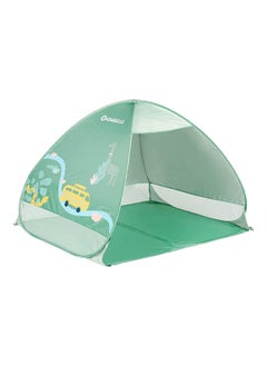 اشتري Anti-UV Baby Tent, Large Beach Tent, High Sun Protection SPF 50+ For Toddlers, Pop-Up System - Green في الامارات