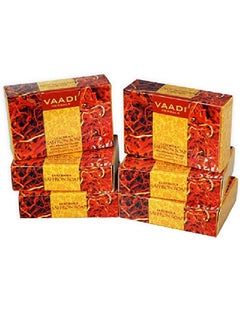 Buy Super Value Luxurious Saffron Skin Whitening Therapy Soap 75G (Pack Of 6) in Saudi Arabia