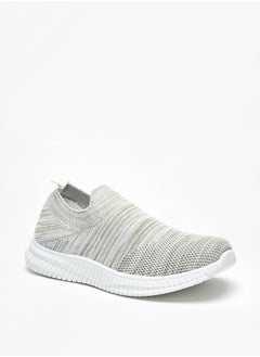 Buy Women's Mesh Detail Slip-On Sports Shoes in Saudi Arabia