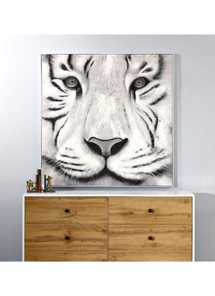 Buy Awe Unframed Wall Art, Grey & Black - 120x120 cm in UAE