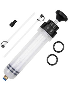 Buy Fluid Extractor Fluid Syringe Pump 200ml Automotive Oil Extractor Pump Oil Transfer Syringe with Hose Manual Fuel Suction and Filler Fluid Oil Change Evacuator for Car Motorcycle Motor Vehicles in Saudi Arabia