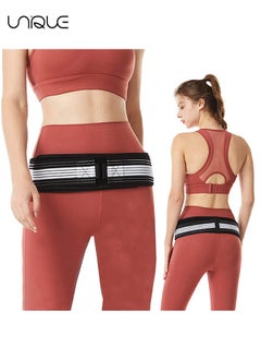 Buy Sacroiliac SI Joint Hip Belt, Lower Back Support Brace Hip Braces for Hip Pain Alleviate Sciatic Anti-Slip Sacroiliac Belt Pilling-Resistant Pelvic Belt for Men Women in UAE